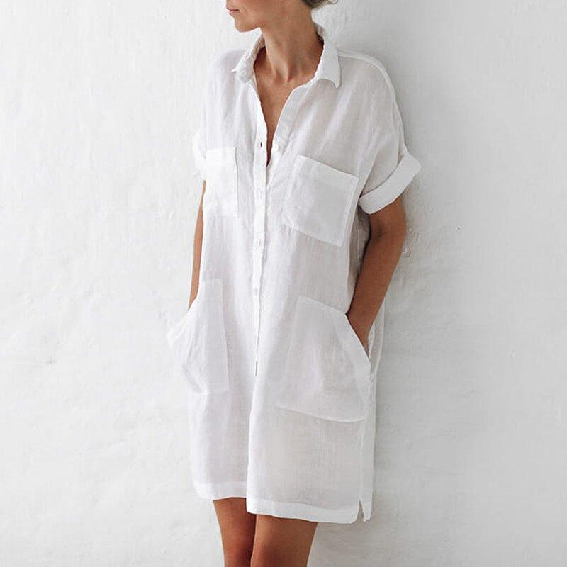 Marina | Relaxed Shirt Dress