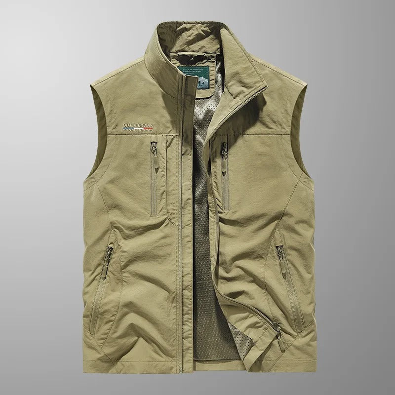 Flynn | Cargo Vest with Multiple Pockets