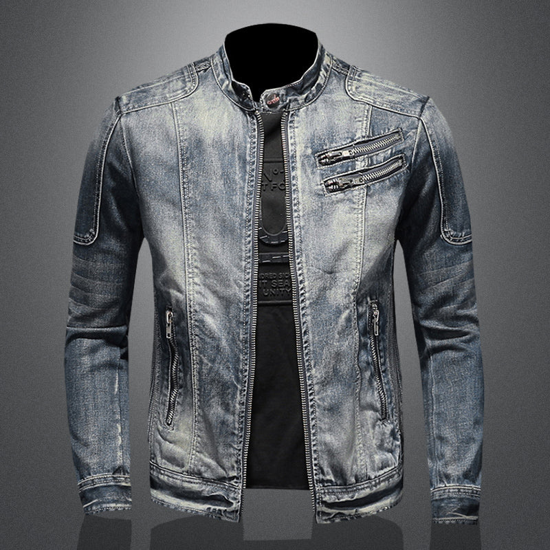 Cooper | Stand Collar Zipper Jacket